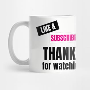 Like, share and Subscribe Mug